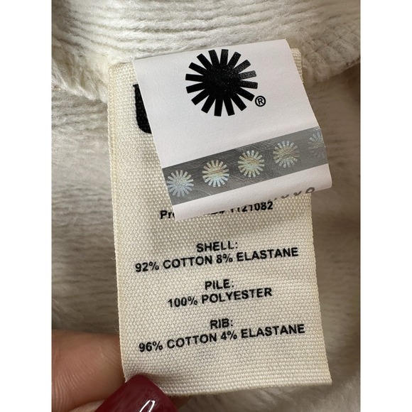 Ugg Women's Beige Kes Leopard Print Fleece Soft Hoodie Size Medium - Picture 15 of 16